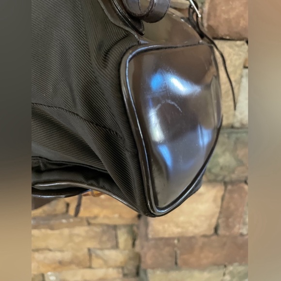 GUCCI 🤎 Vintage Bamboo Bar backpack medium. - Picture 6 of 12